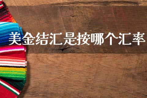 美金结汇是按哪个汇率_https://cj002.lansai.wang_财经问答_第1张