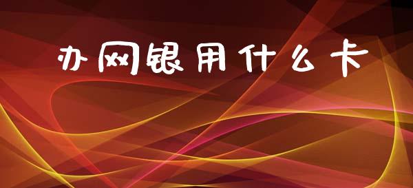 办网银用什么卡_https://cj002.lansai.wang_金融问答_第1张