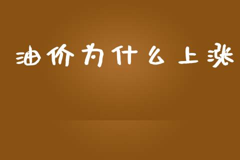 油价为什么上涨_https://cj002.lansai.wang_理财问答_第1张
