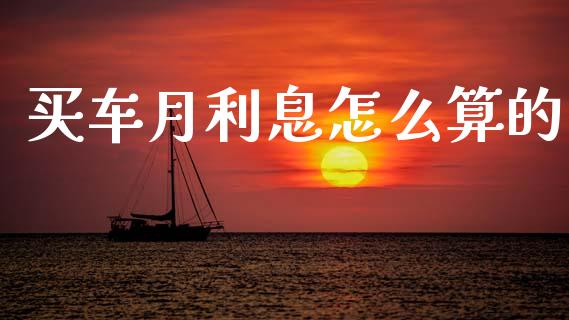 买车月利息怎么算的_https://cj002.lansai.wang_保险问答_第1张