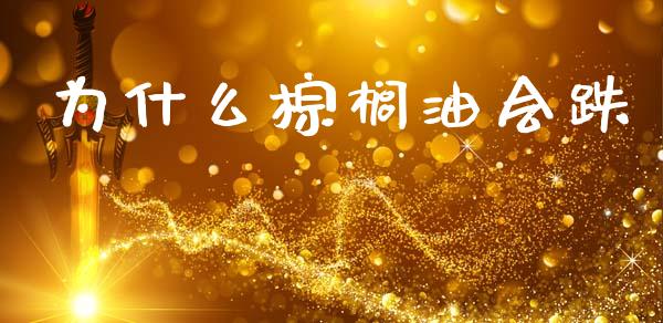 为什么棕榈油会跌_https://cj002.lansai.wang_期货问答_第1张