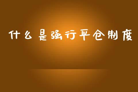 什么是强行平仓制度_会计问答_第1张_财经百问网 什么是强行平仓制度_https://cj002.lansai.wang_会计问答_第1张