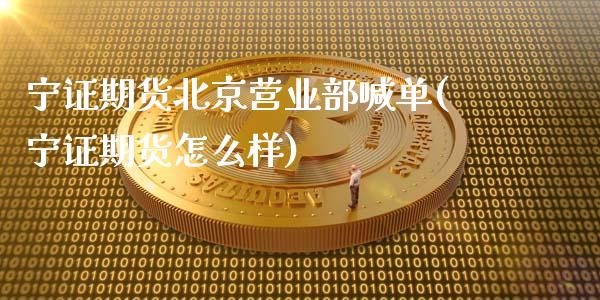 宁证期货北京营业部喊单(宁证期货怎么样)_https://cj002.lansai.wang_财经问答_第1张