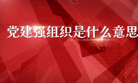党建强组织是什么意思_期货问答_第1张_财经百问网 党建强组织是什么意思_https://cj002.lansai.wang_期货问答_第1张