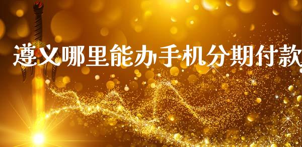 遵义哪里能办手机分期付款_https://cj002.lansai.wang_理财问答_第1张