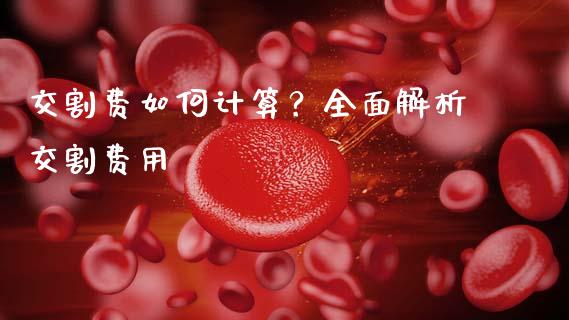 交割费如何计算?全面解析交割费用_财经问答_第1张_财经百问网 交割费如何计算?全面解析交割费用_https://cj002.lansai.wang_财经问答_第1张