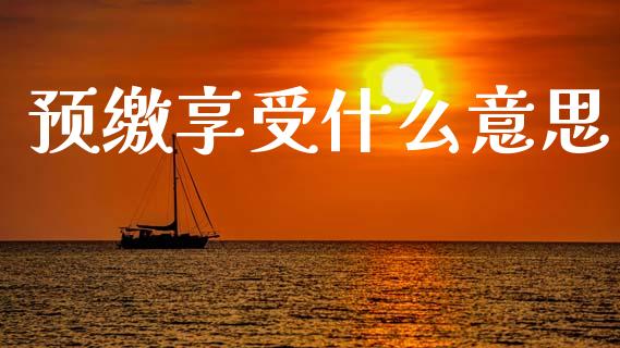 预缴享受什么意思_https://cj002.lansai.wang_会计问答_第1张