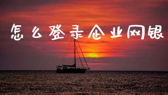 怎么登录企业网银_https://cj002.lansai.wang_金融问答_第1张