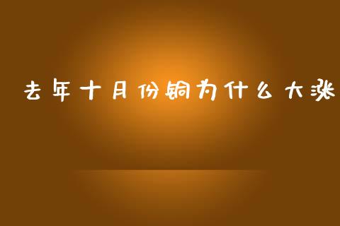 去年十月份铜为什么大涨_https://cj002.lansai.wang_期货问答_第1张