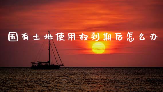国有土地使用权到期后怎么办_https://cj002.lansai.wang_财经问答_第1张