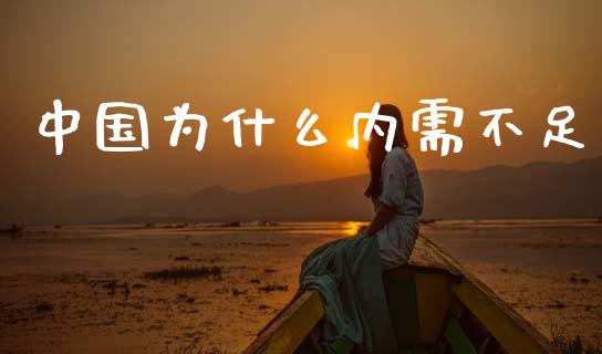 中国为什么内需不足_https://cj002.lansai.wang_财经百问_第1张