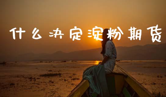 什么决定淀粉期货_https://cj002.lansai.wang_理财问答_第1张