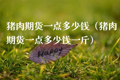 猪肉期货一点多少钱(猪肉期货一点多少钱一斤)_期货问答_第1张_财经百问网 猪肉期货一点多少钱(猪肉期货一点多少钱一斤)_https://cj002.lansai.wang_期货问答_第1张