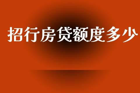 招行房贷额度多少_https://cj002.lansai.wang_理财问答_第1张