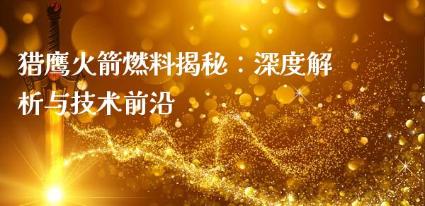 猎鹰火箭燃料揭秘：深度解析与技术前沿_https://cj002.lansai.wang_股市问答_第1张