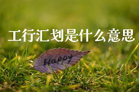 工行汇划是什么意思_https://cj002.lansai.wang_理财问答_第1张