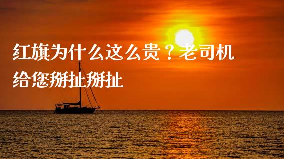 红旗为什么这么贵？老司机给您掰扯掰扯_https://cj002.lansai.wang_财经问答_第1张