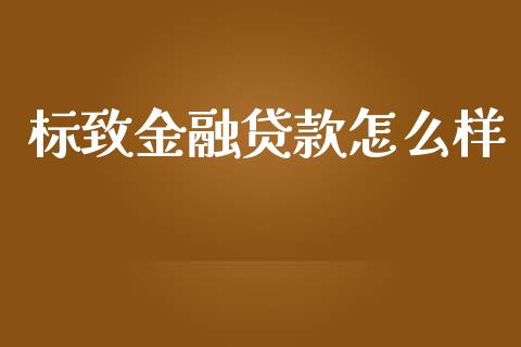 标致金融贷款怎么样_https://cj002.lansai.wang_理财问答_第1张