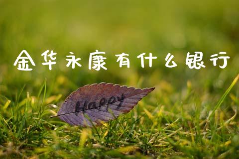金华永康有什么银行_https://cj002.lansai.wang_金融问答_第1张