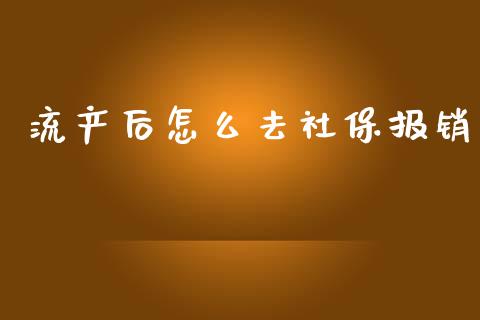 流产后怎么去社保报销_https://cj002.lansai.wang_保险问答_第1张