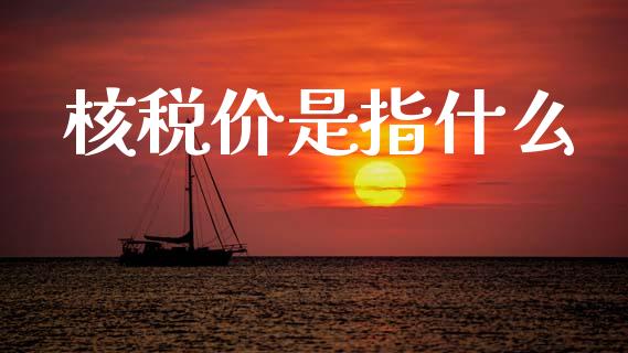 核税价是指什么_https://cj002.lansai.wang_会计问答_第1张