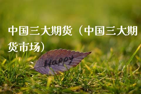 中国三大期货（中国三大期货市场）_https://cj002.lansai.wang_会计问答_第1张