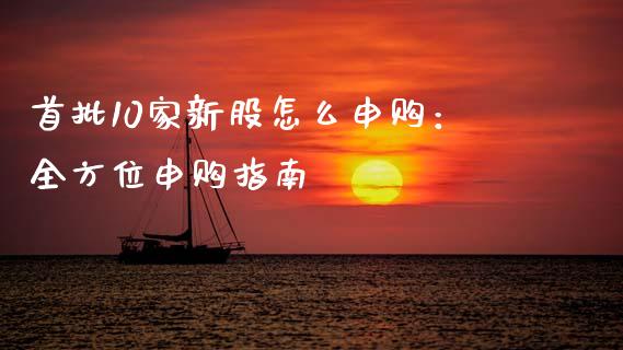 首批10家新股怎么申购:全方位申购指南_财经百问_第1张_财经百问网 首批10家新股怎么申购:全方位申购指南_https://cj002.lansai.wang_财经百问_第1张