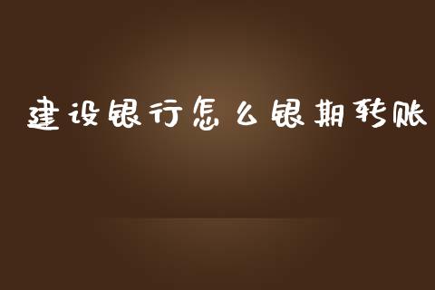 建设银行怎么银期转账_https://cj002.lansai.wang_理财问答_第1张