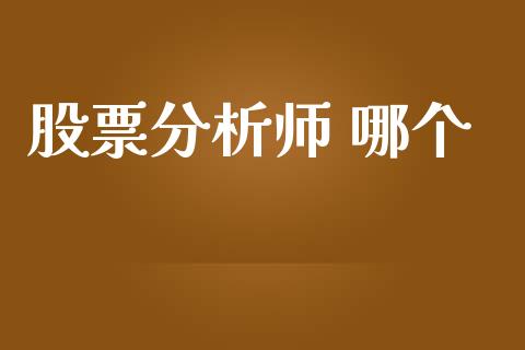 股票分析师 哪个_https://cj002.lansai.wang_股市问答_第1张