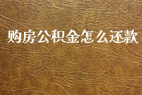 购房公积金怎么还款_https://cj002.lansai.wang_理财问答_第1张