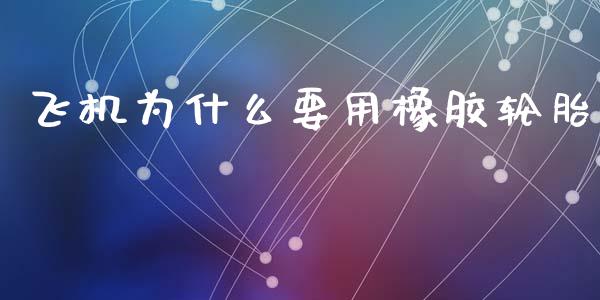 飞机为什么要用橡胶轮胎_https://cj002.lansai.wang_理财问答_第1张