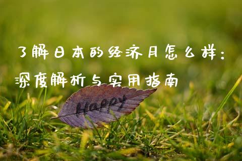 了解日本的经济月怎么样：深度解析与实用指南_https://cj002.lansai.wang_理财问答_第1张