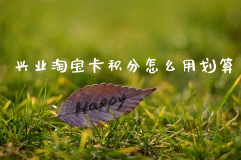 兴业淘宝卡积分怎么用划算_https://cj002.lansai.wang_金融问答_第1张