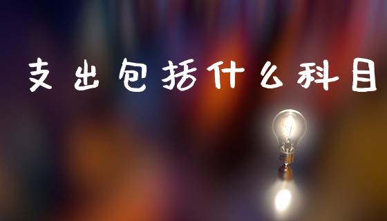 支出包括什么科目_https://cj002.lansai.wang_会计问答_第1张