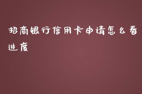 招商银行信用卡申请怎么看进度_https://cj002.lansai.wang_金融问答_第1张