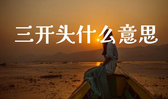 三开头什么意思_https://cj002.lansai.wang_期货问答_第1张