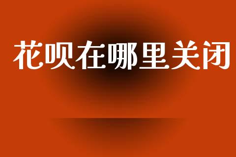 花呗在哪里关闭_https://cj002.lansai.wang_理财问答_第1张