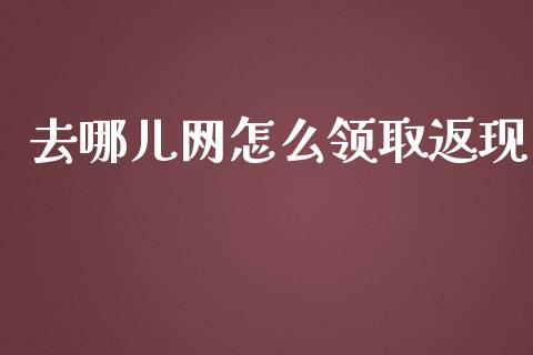 去哪儿网怎么领取返现_https://cj002.lansai.wang_财经问答_第1张