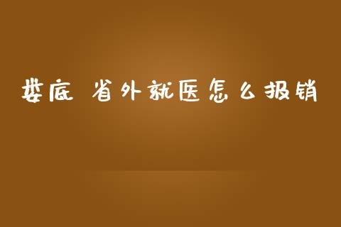 娄底 省外就医怎么报销_https://cj002.lansai.wang_保险问答_第1张