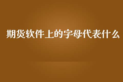 期货软件上的字母代表什么_财经百问_第1张_财经百问网 期货软件上的字母代表什么_https://cj002.lansai.wang_财经百问_第1张