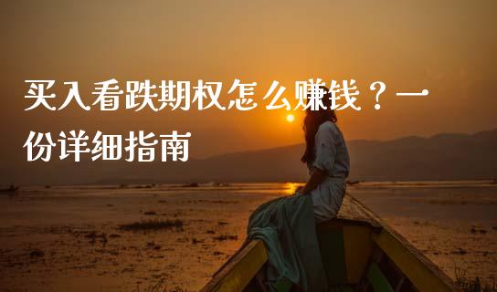 买入看跌期权怎么赚钱？一份详细指南_https://cj002.lansai.wang_理财问答_第1张