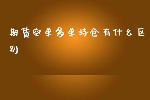 期货空单多单持仓有什么区别_金融问答_第1张_财经百问网 期货空单多单持仓有什么区别_https://cj002.lansai.wang_金融问答_第1张