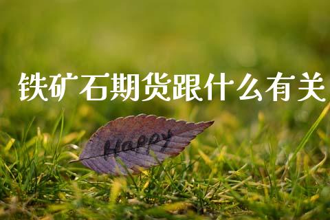 铁矿石期货跟什么有关_https://cj002.lansai.wang_理财问答_第1张