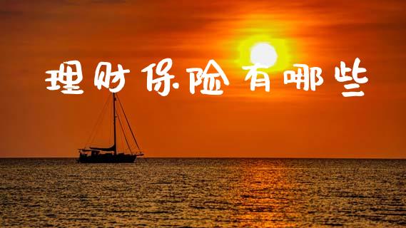 理财保险有哪些_https://cj002.lansai.wang_期货问答_第1张