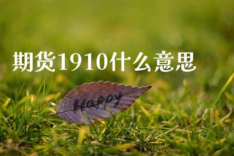 期货1910什么意思_https://cj002.lansai.wang_保险问答_第1张