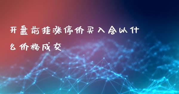 开盘前挂涨停价买入会以什么价格成交_金融问答_第1张_财经百问网 开盘前挂涨停价买入会以什么价格成交_https://cj002.lansai.wang_金融问答_第1张