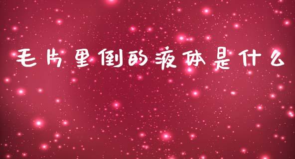 毛片里倒的液体是什么_https://cj002.lansai.wang_期货问答_第1张