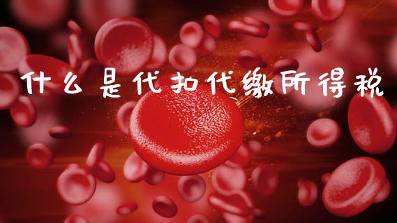 什么是代扣代缴所得税_https://cj002.lansai.wang_会计问答_第1张