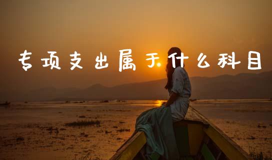 专项支出属于什么科目_https://cj002.lansai.wang_会计问答_第1张