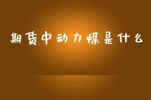 期货中动力煤是什么_https://cj002.lansai.wang_理财问答_第1张